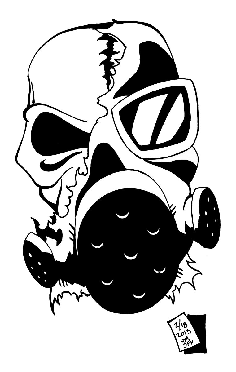 Gas Mask Skull by ChronoSFX