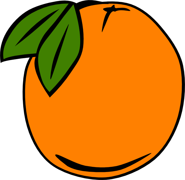 Cartoon Orange Tree