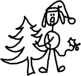 Christmas Black and White Clipart, Free Printable ,Downloadable ...