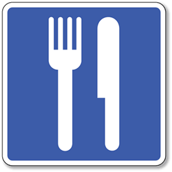 Dining Area Sign - 8x8
