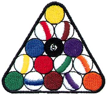 Custom Billiards Embroidery Designs & Custom Billiards Embroidered ...