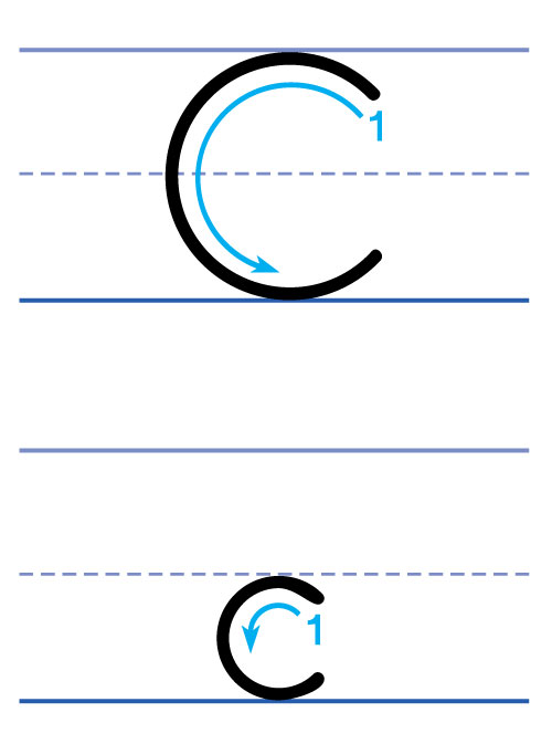 Letter C Trace