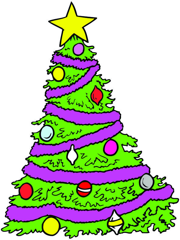Cartoon Christmas Tree