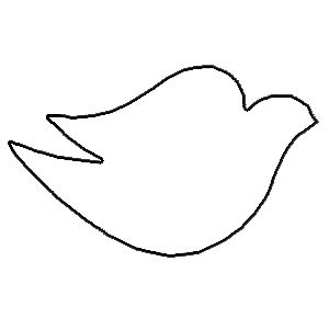 Dove clipart simple