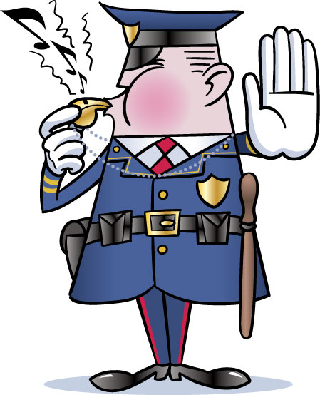 Funny Cop Clipart