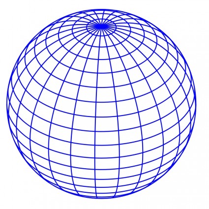 Globe Line Art