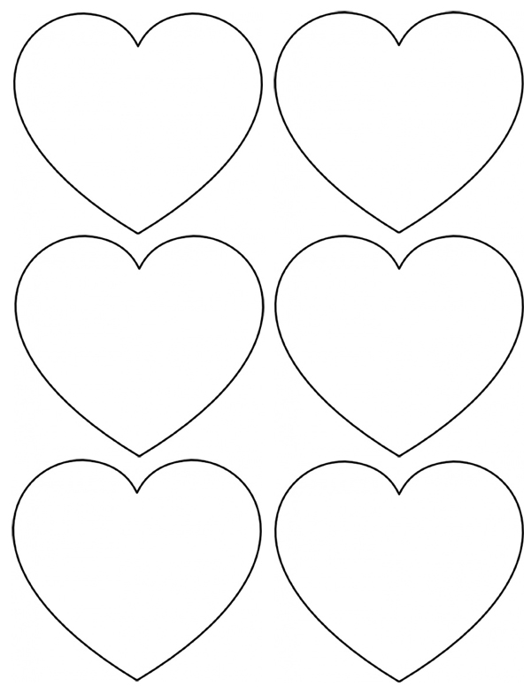 Heart Template - ClipArt Best