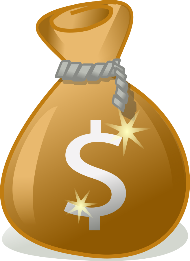 Cartoon Bag Of Money