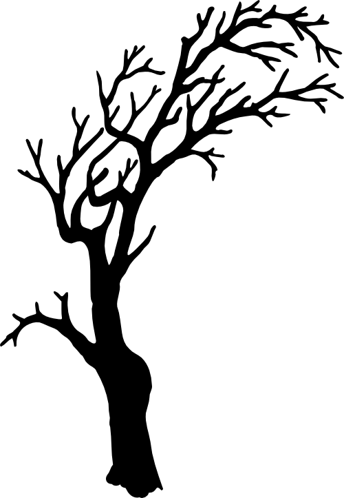 Gallery For > Spooky Black Tree Outline