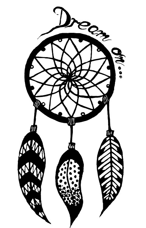 Pix For > Dreamcatcher Drawing Steps