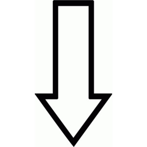 Arrow Three Pointing down - Lettering Art - 17-B :: Arrows a ...