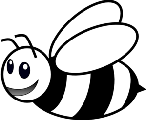 Bee Clipart Black And White - Free Clipart Images