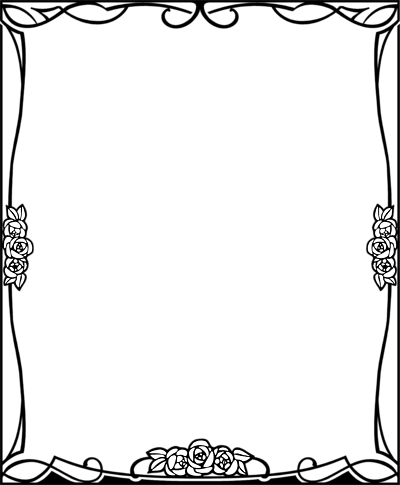 Flowers Clip Art Border Black And White 13709 Hd Wallpapers ...