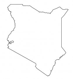 Kenya Outline Map - ClipArt Best