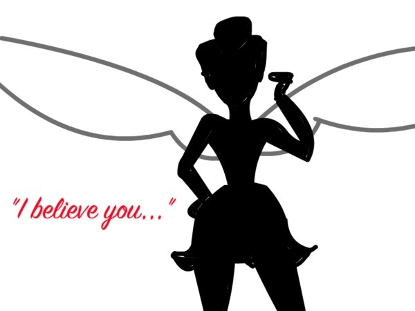 Tinkerbell Silhouette by DisneyMagic4Ever | Create Art | Disney