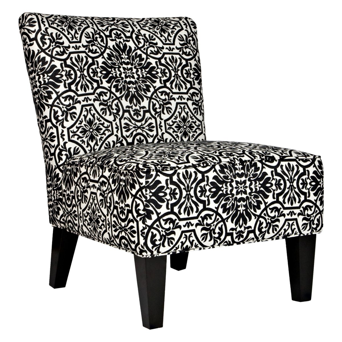 angelo:HOME Davis Chair - Black & White Damask - Accent Chairs at ...