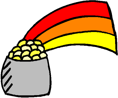 Free Pot of Gold Clipart - Public Domain Holiday/StPatrick clip ...