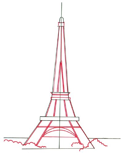 eiffel tower corel draw
