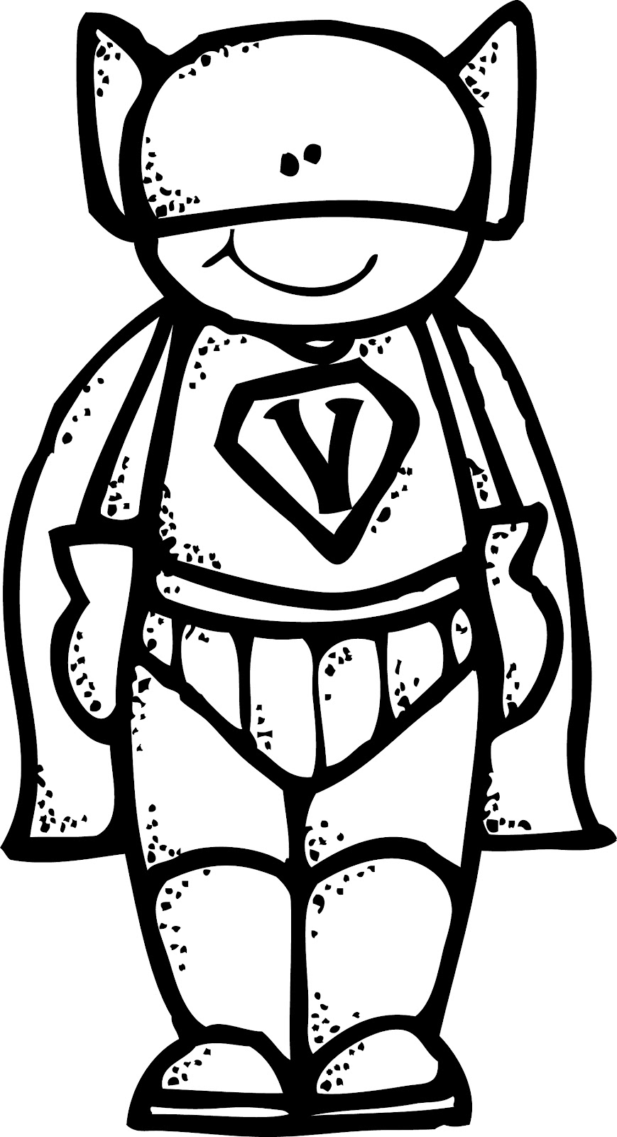 Superhero clipart