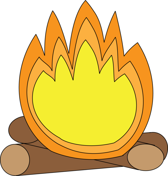Campfire image - vector clip art online, royalty free &amp; public domain
