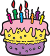 clip art: Birthday Cake Clipart