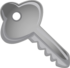 Key clip art Free Vector