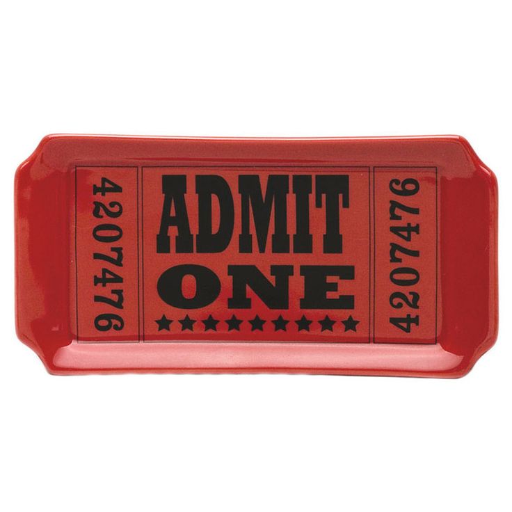 Admit One Ticket