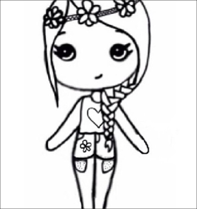 Printable Chibi Coloring Pages |