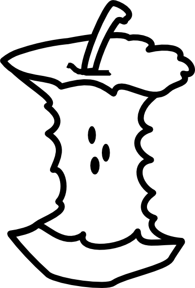 Apple Core Clip Art - ClipArt Best