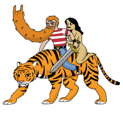 History Of Chuck - Why isn't Beard Fist a cartoon on Adult Swim ...
