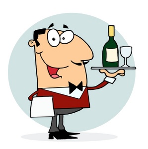 Waiter Waitress Clipart