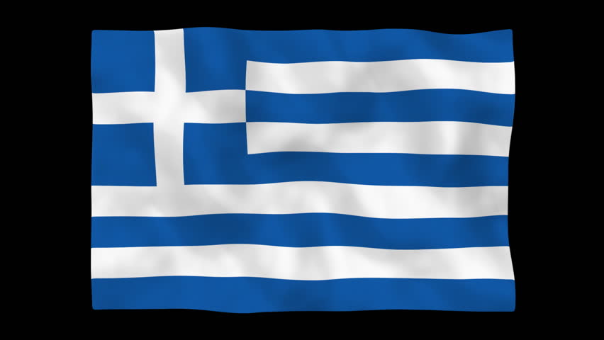 Greece Flag Waving, Seamless Loop Stock Footage Video 2842597 ...