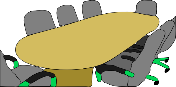 Clipart conference table