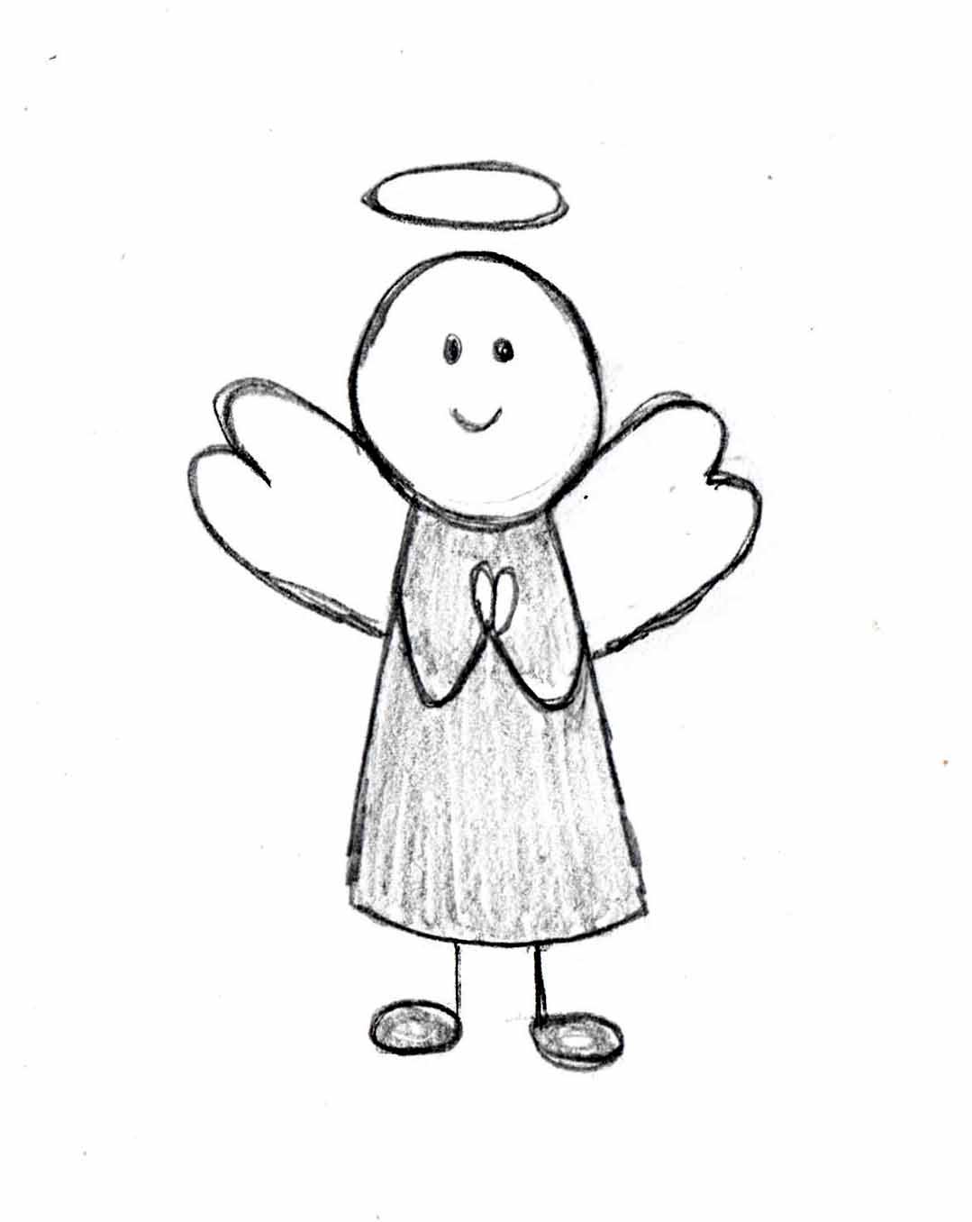 How to Draw an Angel, Step-by-Step - YouTube