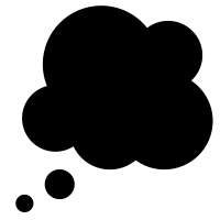 Thought-bubble icons