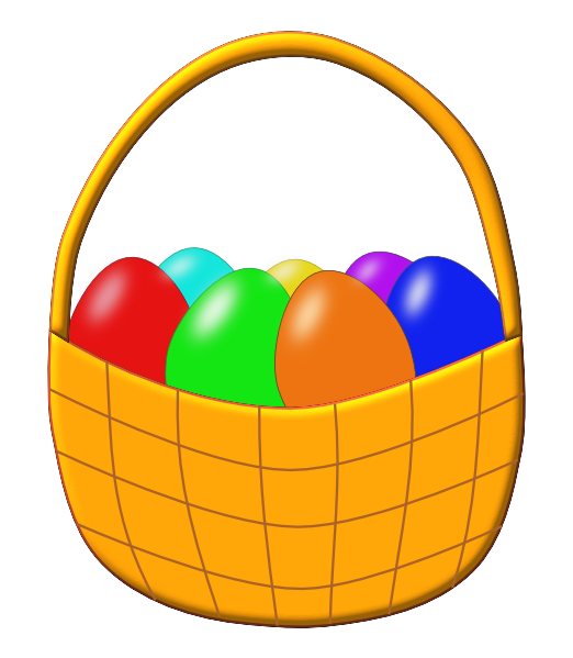 Easter Egg Baskets - ClipArt Best