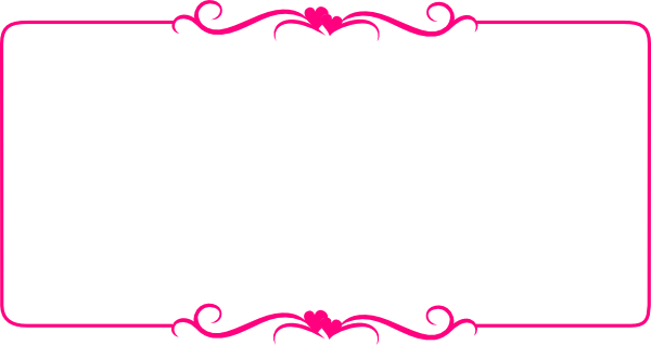 Pink Fancy Borders Clipart