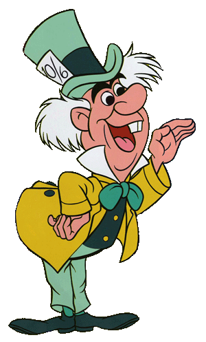 Disney mad hatter hat clipart