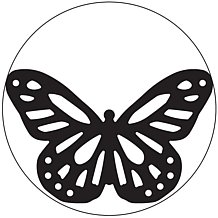Monarch Butterfly Stencil - ClipArt Best