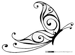 Simple Butterfly Drawing ...