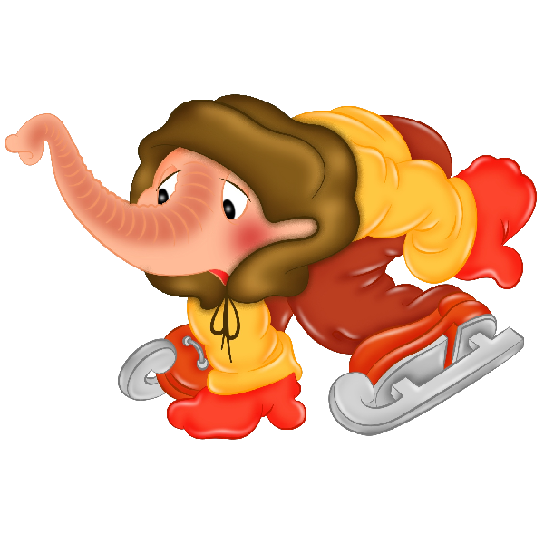 Funny Baby Elephant Clip Art - Cartoon Elephant Pictures