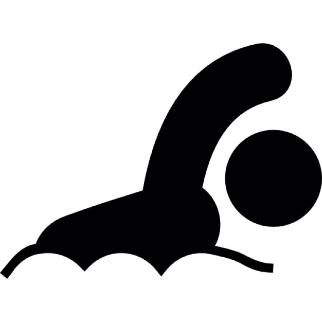 Swimmer swimming, IOS 7 symbol Icons | Free Download