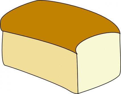 Food Bread Outline Cartoon Breads Carbs Loaf Carbohydrate vector ...
