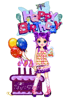 Happy Birthday | Animated Glitter Gif Images