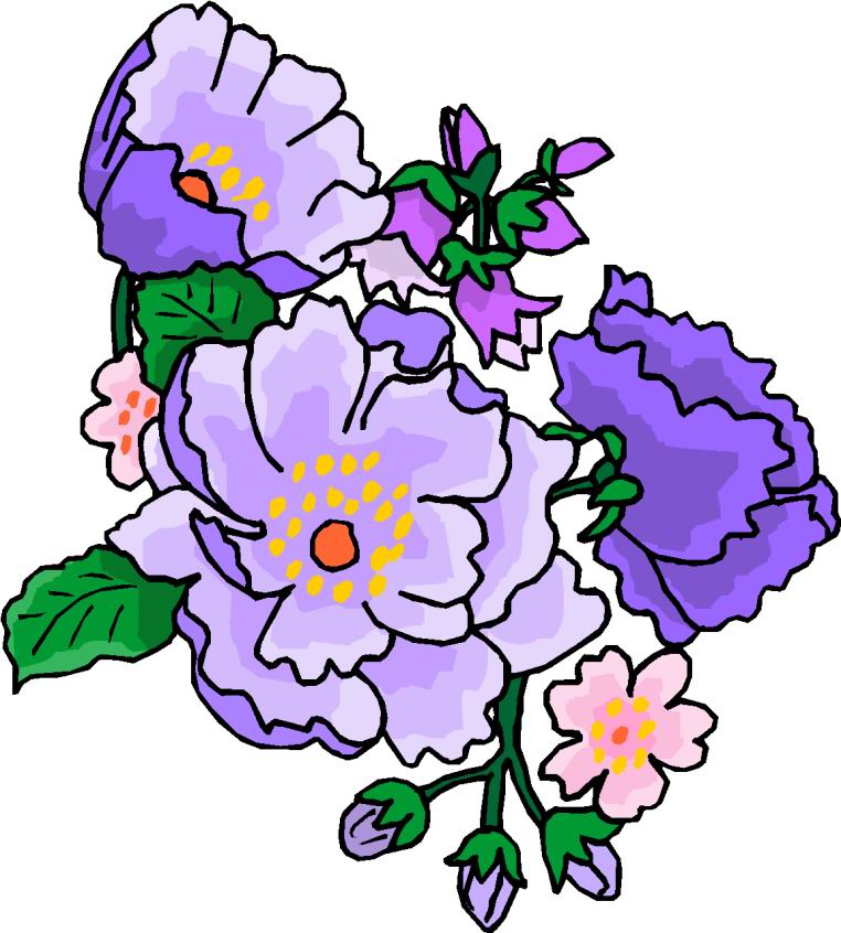 Clip Art - Clip art flowers 689558