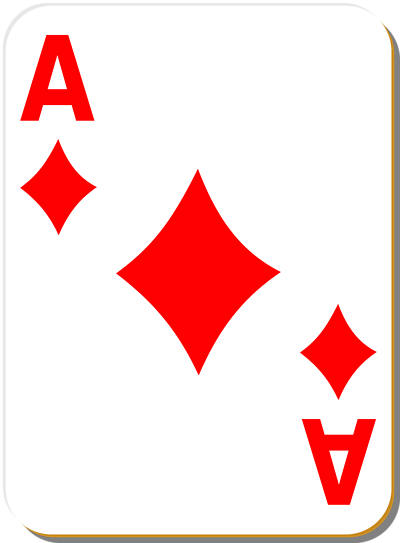 Free Stock Photos | Illustration Of An Ace Of Diamonds Playing ...