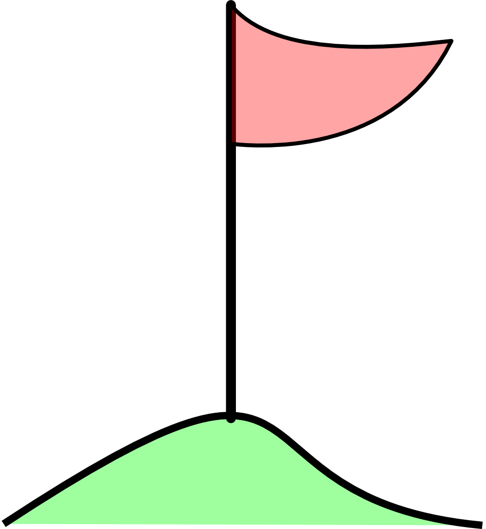 Flag Golf Flag Hole Green SupaRedonkulous flagartist.com Flag Art ...