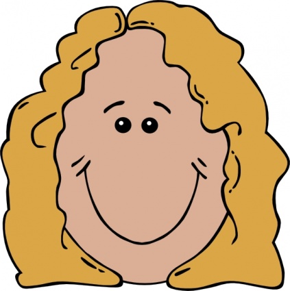 Lady Face clip art - Download free Human vectors