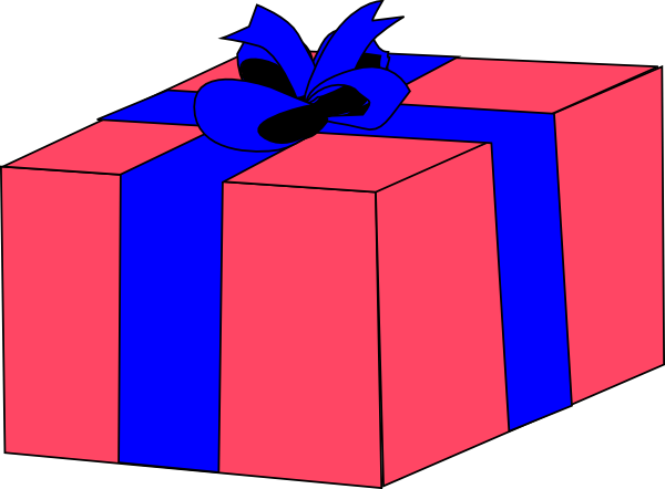 Gift Box clip art Free Vector