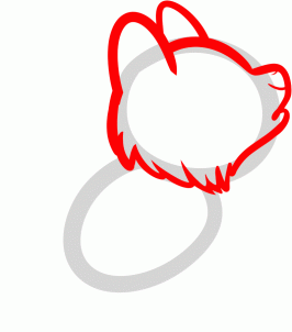 Animals - How to Draw a Howling Wolf For Kids